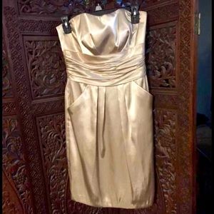 Strapless David’s bridal dress